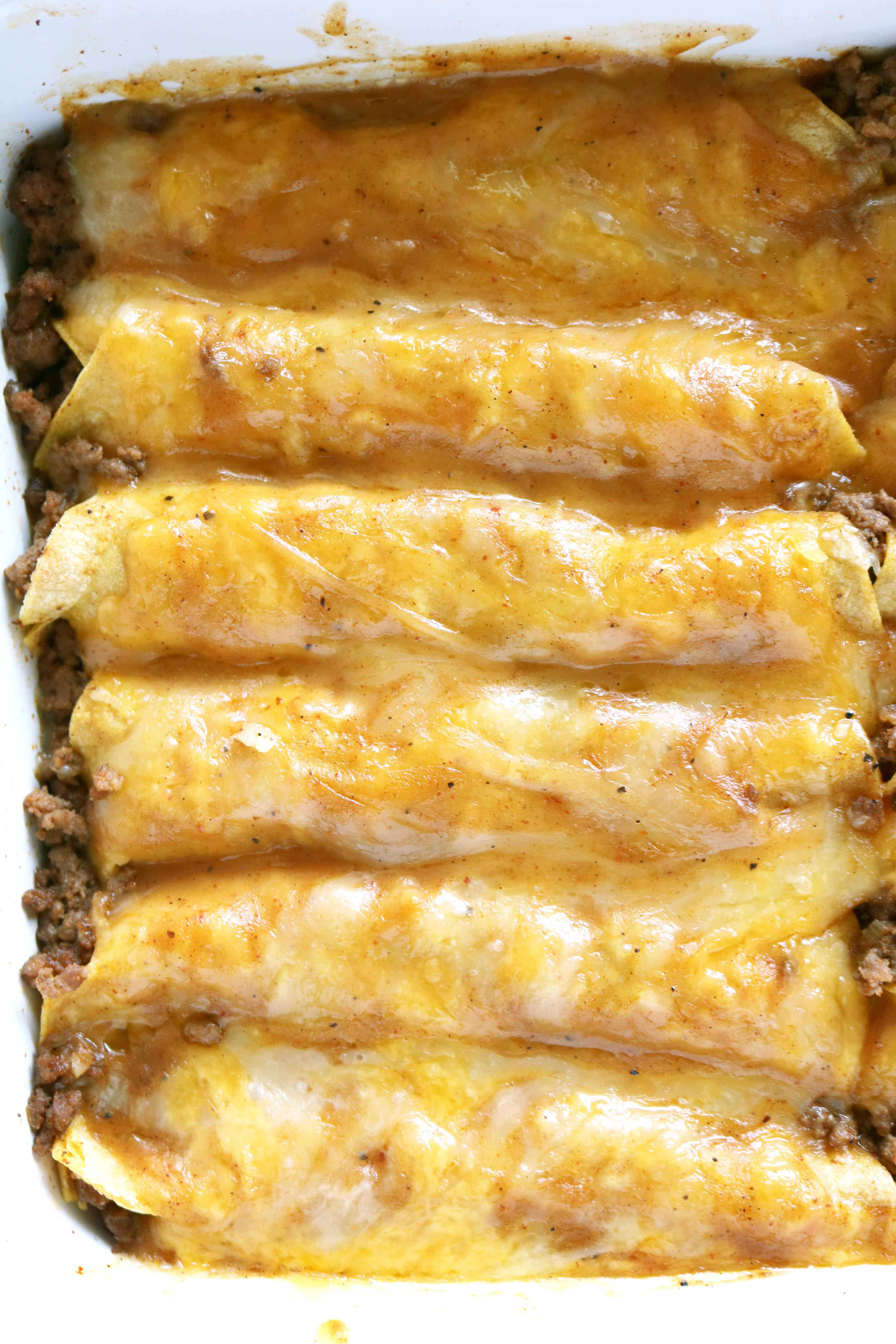 Tex-Mex Beef Enchiladas: Hearty, Cheesy, & Freezer-Friendly Meals